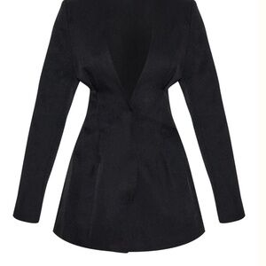 PrettyLittleThing Black Blazer